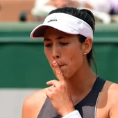 Muguruza manda callar al público Muguruza manda callar al público