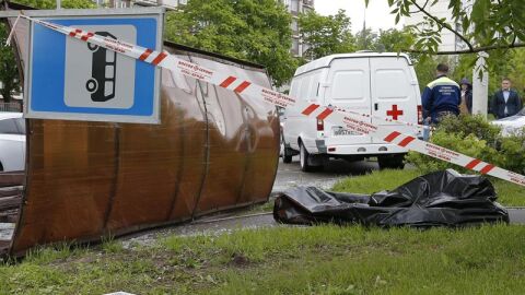 Fuerte temporal en Rusia