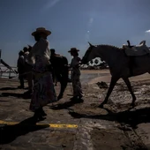 Las hermandades rocieras gaditanas inician su peregrinación a la aldea de El Rocío (Huelva) Las hermandades rocieras gaditanas inician su peregrinación a la aldea de El Rocío (Huelva)