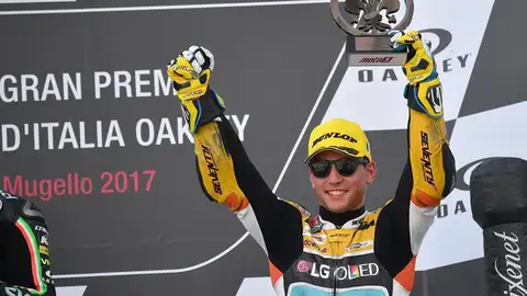 El piloto de Moto3, Juanfran Guevara El piloto de Moto3, Juanfran Guevara
