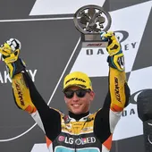 El piloto de Moto3, Juanfran Guevara El piloto de Moto3, Juanfran Guevara