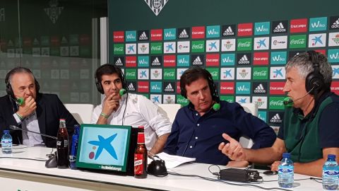Rafael Gordillo, &Aacute;ngel Haro y Quique Seti&eacute;n en El Transistor