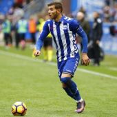 Theo Hernández, durante un partido con el Alavés