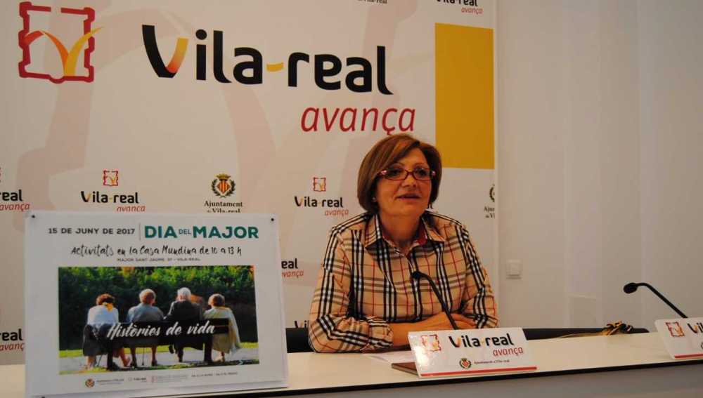 La regidora de Familia i Universitat Popular, Rosario Royo ha presentat la programació del Dia Del Major a Vila-real. 