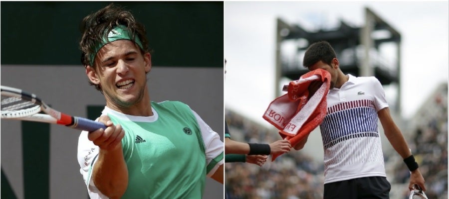 Dominic Thiem elimina a Djokovic en Roland Garros Dominic Thiem elimina a Djokovic en Roland Garros