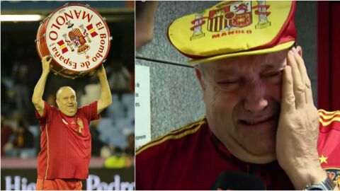 Manolo el del Bombo recupera su bombo