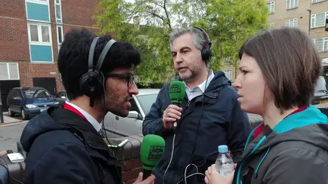 Juan Carlos Vélez y Carlos Alsina en Londres Juan Carlos Vélez y Carlos Alsina en Londres