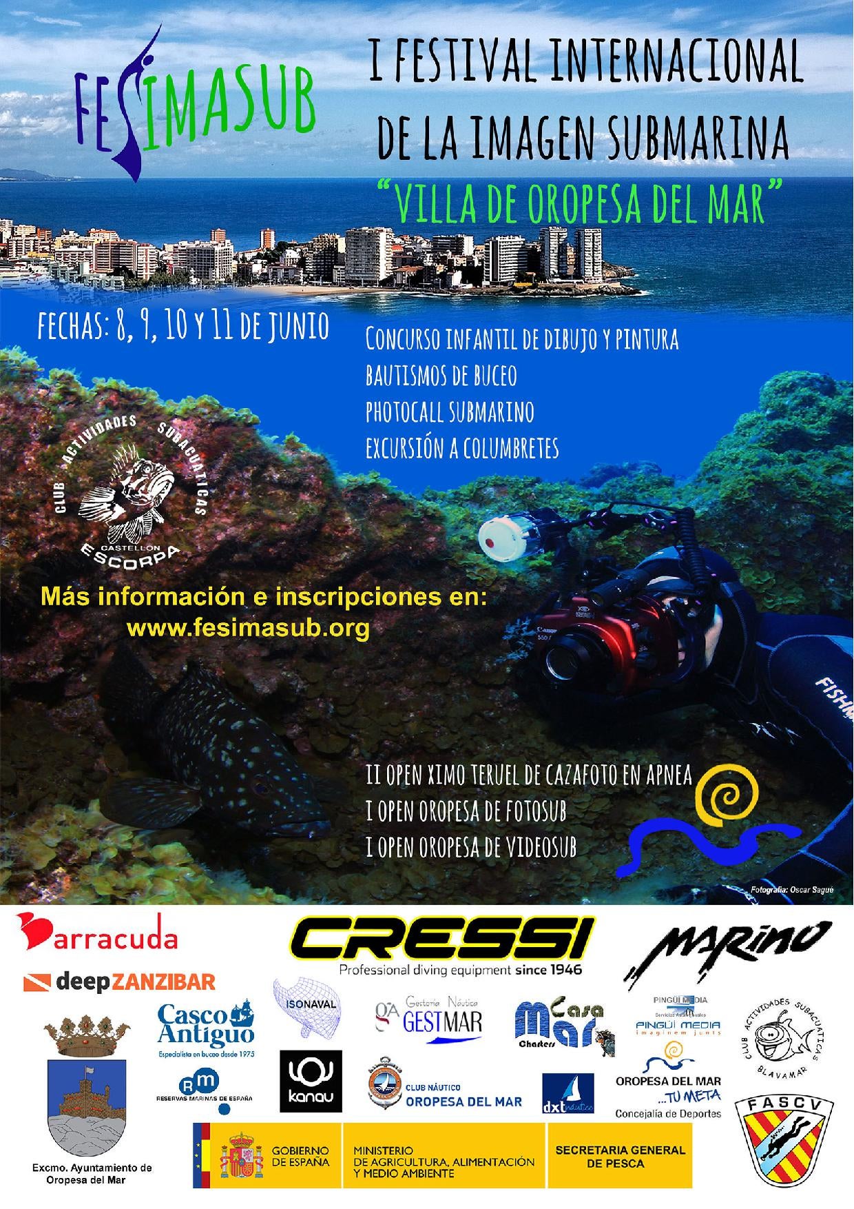 Festival de fotografía Submarina en Oropesa Festival de fotografía Submarina en Oropesa