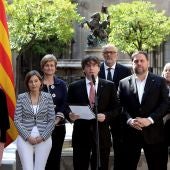 Puigdemont propone un referéndum el 1 de octubre
