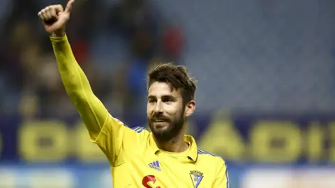 El jugador del Cádiz, Jose Mari. El jugador del Cádiz, Jose Mari.