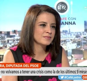 Adriana Lastra en Espejo Público Adriana Lastra en Espejo Público