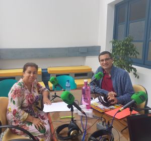 Javier Barbero junto a Eloisa Velarde Javier Barbero junto a Eloisa Velarde