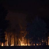 Treinta personas han sido desalojadas en Navalilla (Segovia) por el incendio