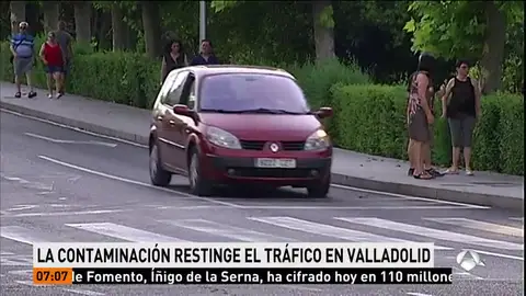 La contaminación obliga a cortar el tráfico en el centro de Valladolid desde este viernes hasta el lunes La contaminación obliga a cortar el tráfico en el centro de Valladolid desde este viernes hasta el lunes