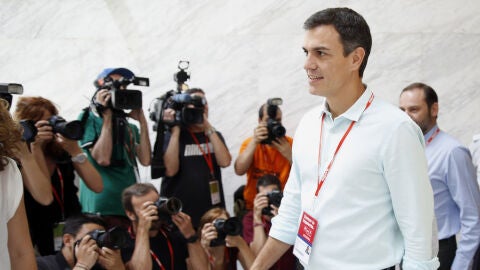 El l&iacute;der del PSOE, Pedro S&aacute;nchez