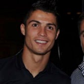 Nuno Luz con Cristiano Ronaldo