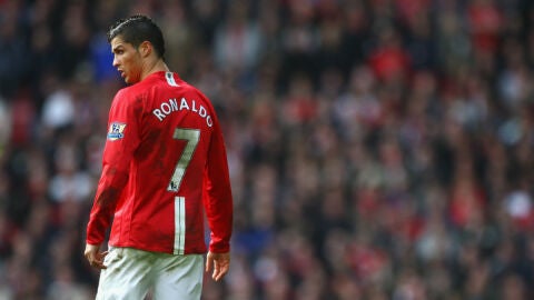 Cristiano Ronaldo, en el Manchester United