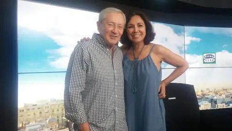 Fernando Ónega con Isabel Gemio Fernando Ónega con Isabel Gemio