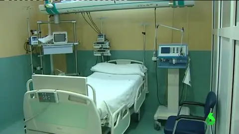 Una habitación de un hospital público de Madrid Una habitación de un hospital público de Madrid