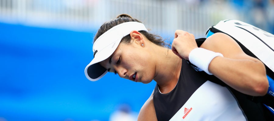 Muguruza, cabizbaja Muguruza, cabizbaja