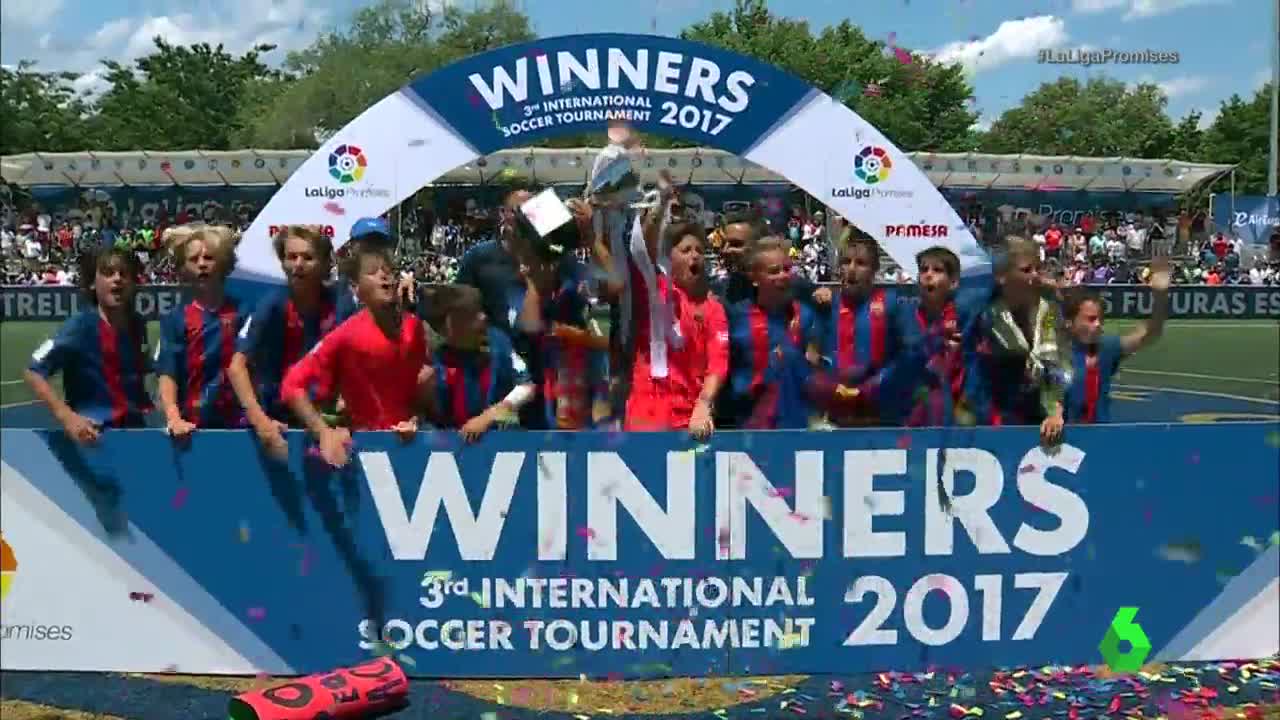 El FC Barcelona, campeón del torneo internacional de LaLiga Promises El FC Barcelona, campeón del torneo internacional de LaLiga Promises