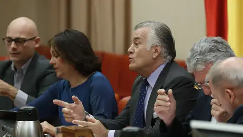 Bárcenas en la comisión sobre la caja B del PP Bárcenas en la comisión sobre la caja B del PP
