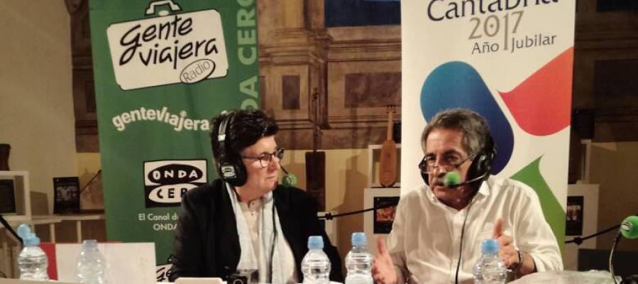 Esther Eiros con Miguel Ángel Revilla Esther Eiros con Miguel Ángel Revilla