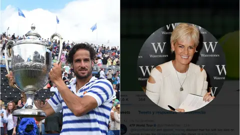 La felicitación de la madre de Murray a Feliciano La felicitación de la madre de Murray a Feliciano