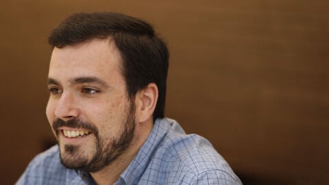 Alberto Garz&oacute;n, coordinador federal y portavoz parlamentario de IU