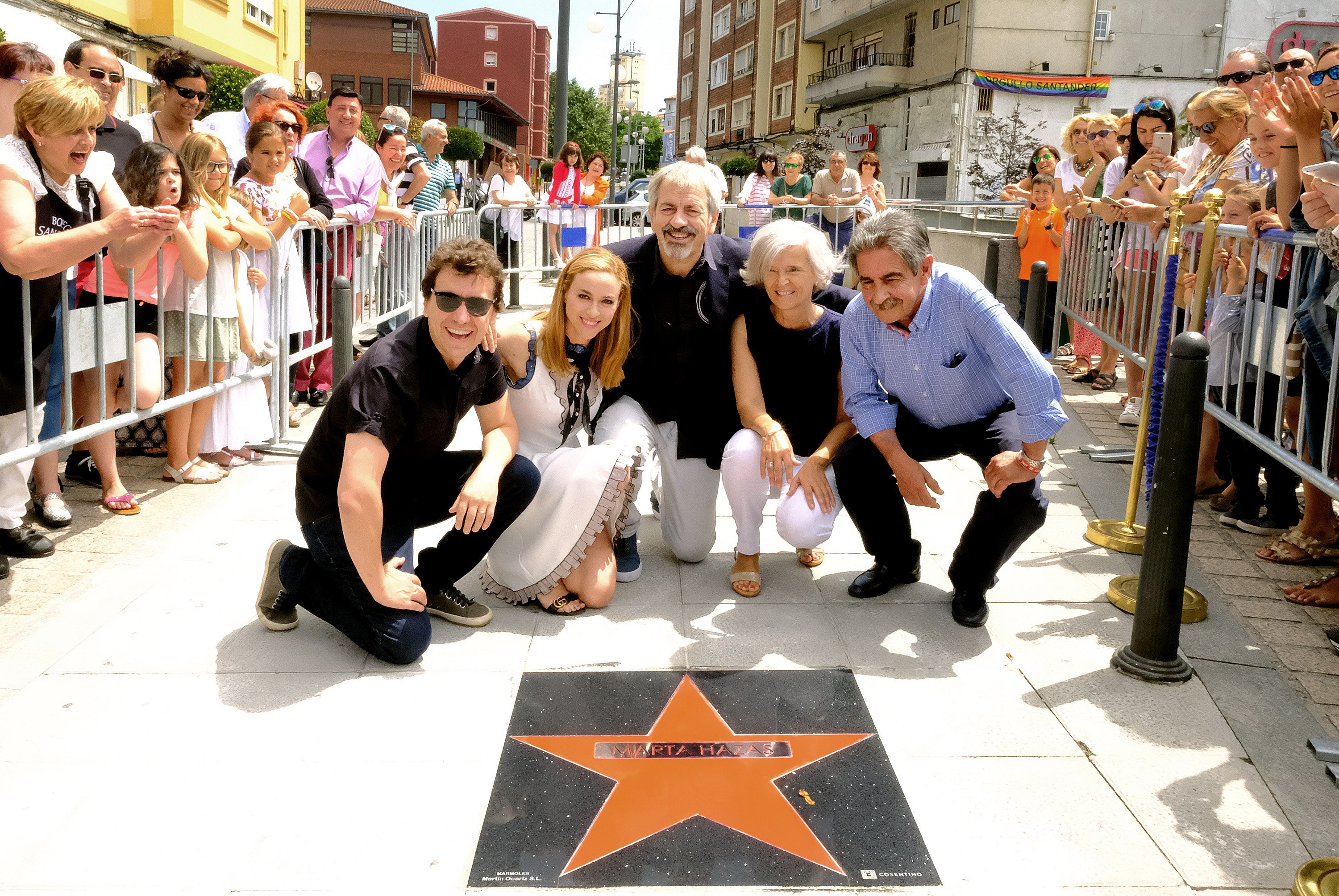 Marta Hazas ya tiene su estrella de la fama en Santander Marta Hazas ya tiene su estrella de la fama en Santander
