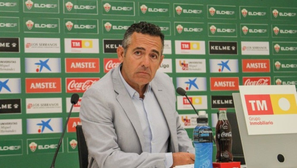 Diego García, presidente del Elche CF.