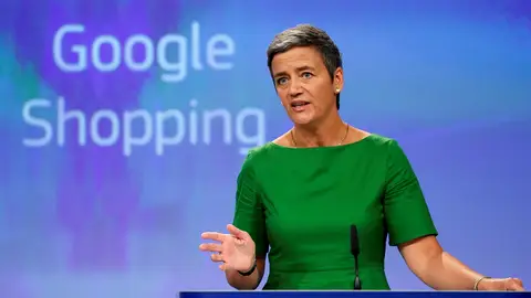 La comisaria de Competencia, Margrethe Vestager La comisaria de Competencia, Margrethe Vestager