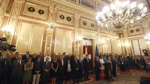 El Congreso de los Diputados acoge el acto con el que cada año rinde homenaje a las víctimas del terrorismo. El Congreso de los Diputados acoge el acto con el que cada año rinde homenaje a las víctimas del terrorismo.