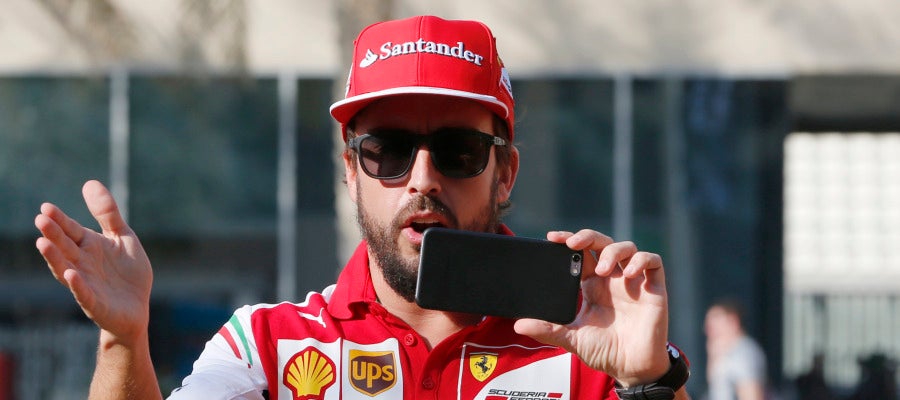 Fernando Alonso, durante su etapa con Ferrari Fernando Alonso, durante su etapa con Ferrari
