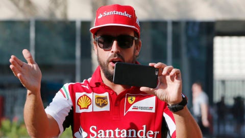 Fernando Alonso, durante su etapa con Ferrari