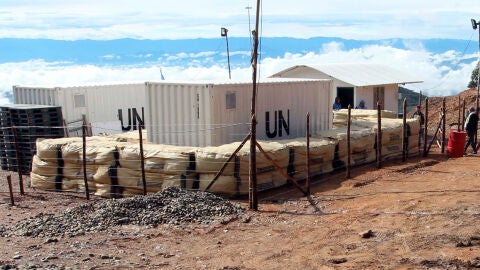 Contenedores donde se almacenar&aacute;n las armas de las FARC