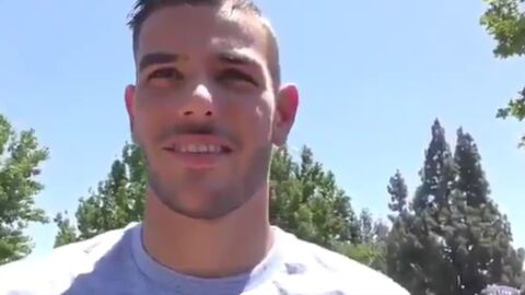 Theo Hern&aacute;ndez, en Los &Aacute;ngeles
