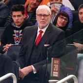 Phil Jackson, durante un partido de los Knicks Phil Jackson, durante un partido de los Knicks