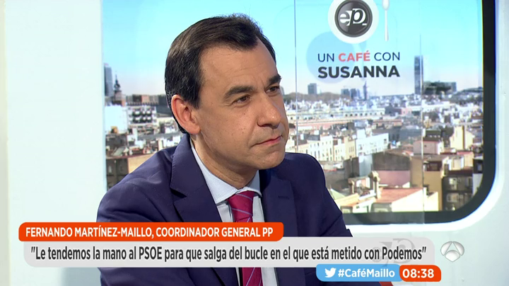 Maillo afea a Sánchez que se eche "al monte" y le avisa de que su pacto con Podemos para "destruir" tiene poco recorrido Maillo afea a Sánchez que se eche "al monte" y le avisa de que su pacto con Podemos para "destruir" tiene poco recorrido