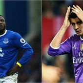 Lukaku y Morata con el Everton y el Madrid, respectivamente Lukaku y Morata con el Everton y el Madrid, respectivamente