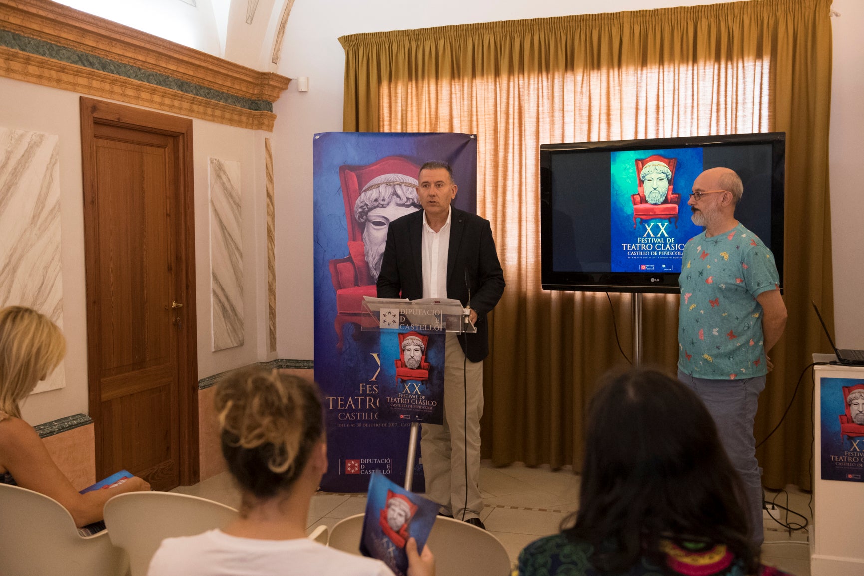 La Diputación abre el telón de la vigésima edición del Festival de Teatro Clásico del Castillo de Peñíscola La Diputación abre el telón de la vigésima edición del Festival de Teatro Clásico del Castillo de Peñíscola