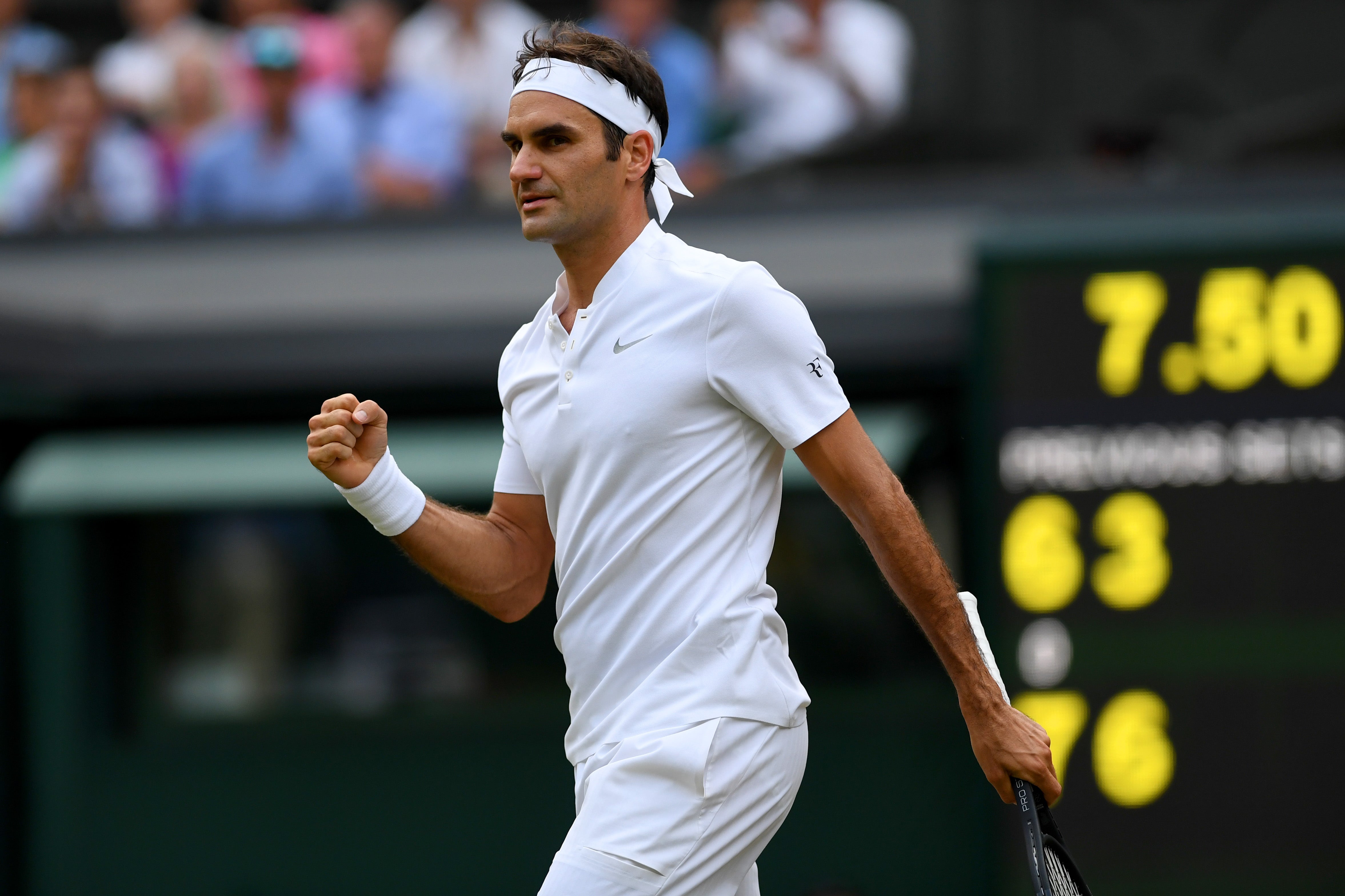 Roger Federer luchará por su undécima final de Wimbledon contra Marin Cilic Roger Federer luchará por su undécima final de Wimbledon contra Marin Cilic