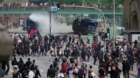 Protestas en Hamburgo contra la Cumbre del G-20