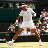 Nadal celebra un punto ante Karen Khachanov Nadal celebra un punto ante Karen Khachanov