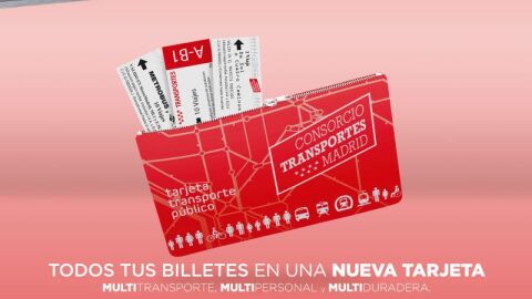 Tarjeta 'Multi' del metro de Madrid