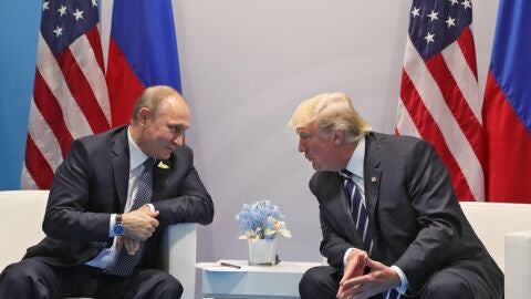 Putin y Trump en su encuentro durante el G20