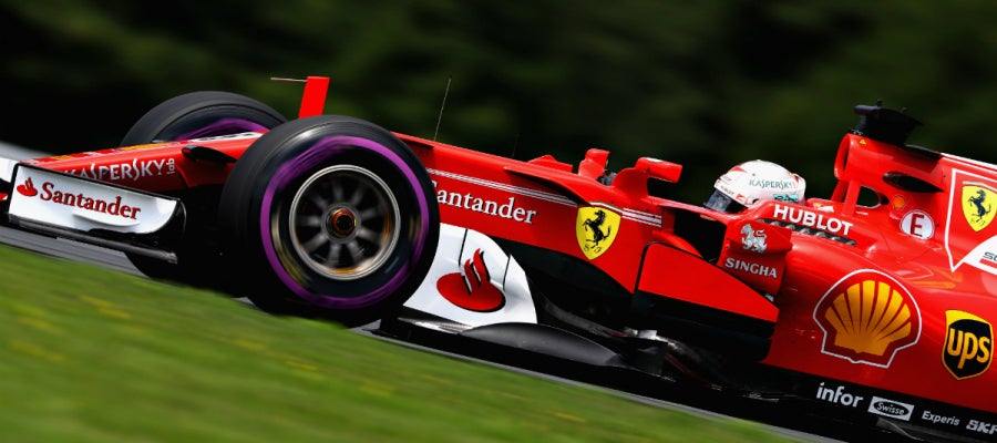 Vettel, en Austria Vettel, en Austria