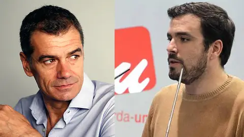 Toni cantó y Alberto Garzón Políticos
