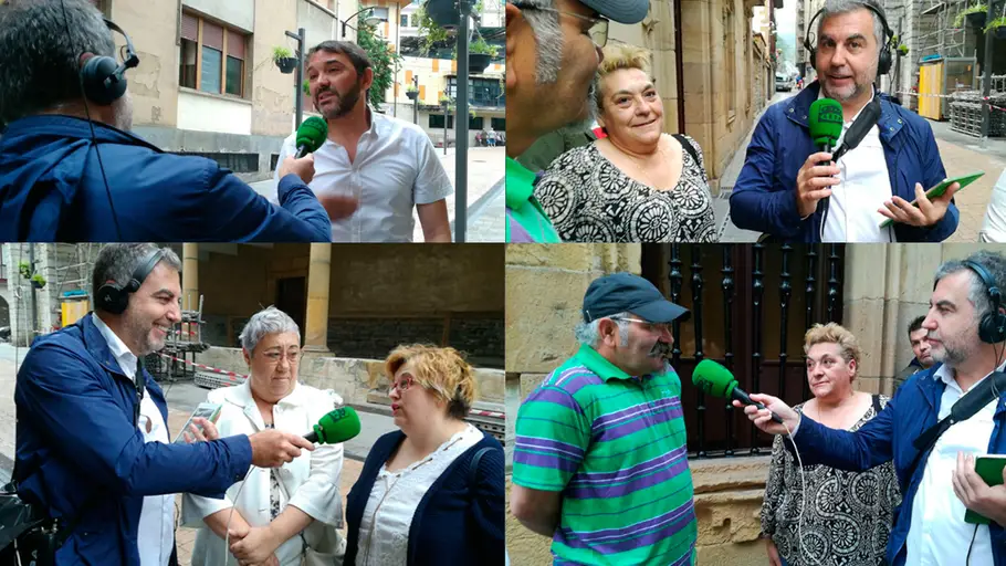 Vecinos de Ermua con Carlos Alsina Vecinos de Ermua con Carlos Alsina