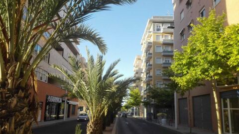 Una calle del barrio Altabix/Universidad de Elche